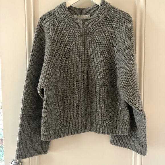 Cathrine Hammel Merino Wool Yak Ribbed Sweater - Picture 3 of 5